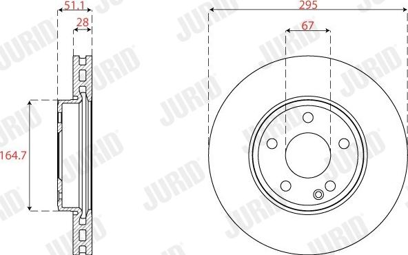 Jurid 563258JC-1 - Тормозной диск autodnr.net