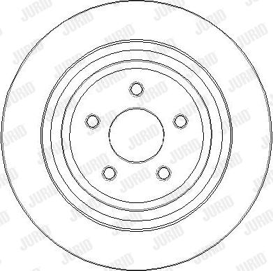Jurid 563301J-1 - Тормозной диск avtokuzovplus.com.ua