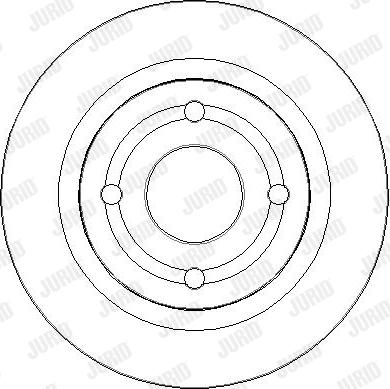 Jurid 563319JC-1 - Гальмівний диск autocars.com.ua