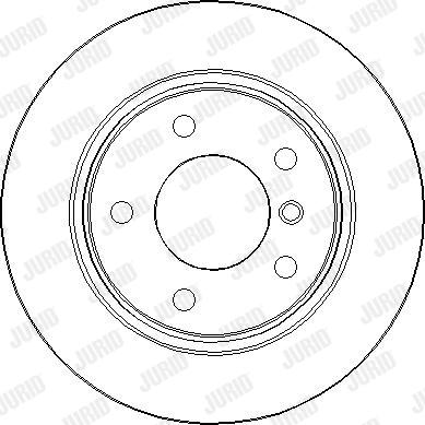 Jurid 563327JC-1 - Гальмівний диск autocars.com.ua