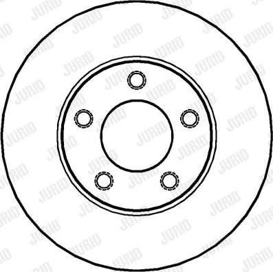 Jurid 563330J-1 - Гальмівний диск autocars.com.ua