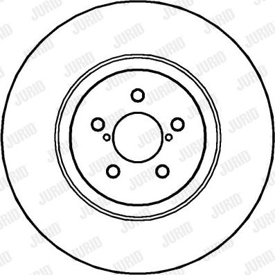 Jurid 563335J-1 - Гальмівний диск autocars.com.ua