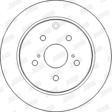 Jurid 563344JC-1 - Гальмівний диск autocars.com.ua