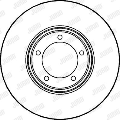 Jurid 563358JC-1 - Гальмівний диск autocars.com.ua