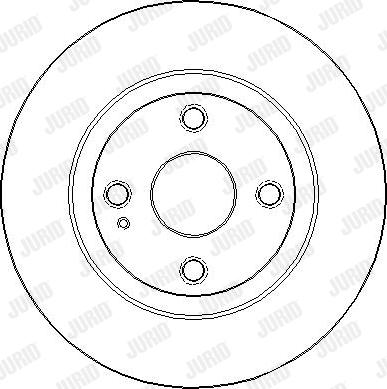 Jurid 563387JC-1 - Гальмівний диск autocars.com.ua