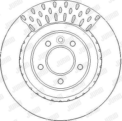 Jurid 563399JC-1 - Гальмівний диск autocars.com.ua