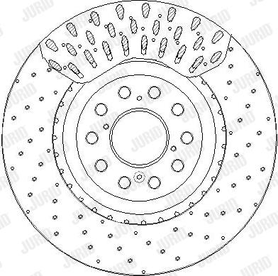 Jurid 563419J-1 - Тормозной диск avtokuzovplus.com.ua