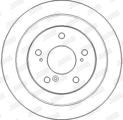 Jurid 563420J-1 - Тормозной диск avtokuzovplus.com.ua