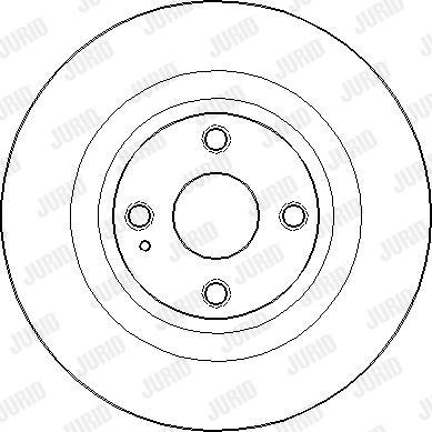 Jurid 563422JC-1 - Гальмівний диск autocars.com.ua