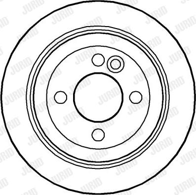 Jurid 563431JC-1 - Гальмівний диск autocars.com.ua