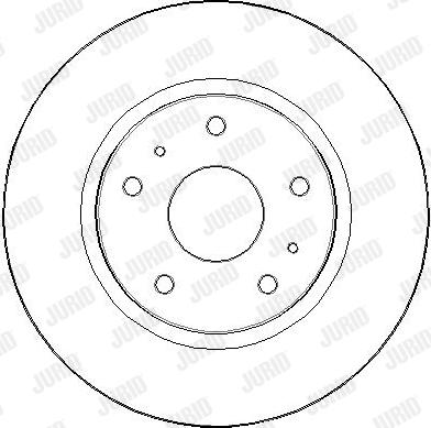 Jurid 563436JC-1 - Гальмівний диск autocars.com.ua