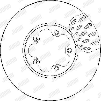 Jurid 563437JC-1 - Гальмівний диск autocars.com.ua