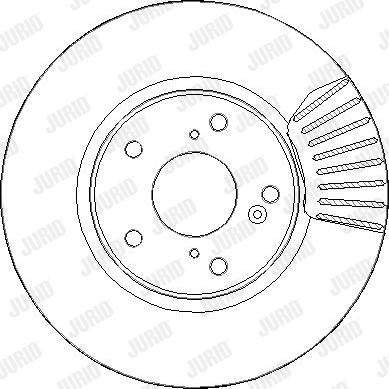 Jurid 563440JC-1 - Гальмівний диск autocars.com.ua