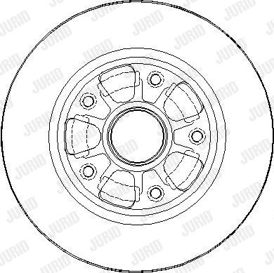 Jurid 563449JC-1 - Гальмівний диск autocars.com.ua