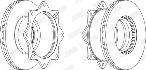 Jurid 567114J - Гальмівний диск autocars.com.ua