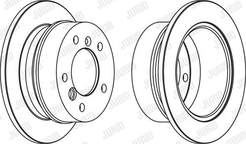 Jurid 567771J - Тормозной диск autodnr.net