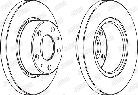 Jurid 569104J - Тормозной диск autodnr.net