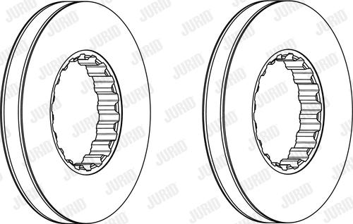 DT Spare Parts 2.40348 - Тормозной диск avtokuzovplus.com.ua