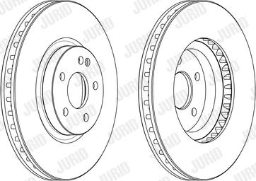 Jurid 569261JC-1 - Гальмівний диск autocars.com.ua