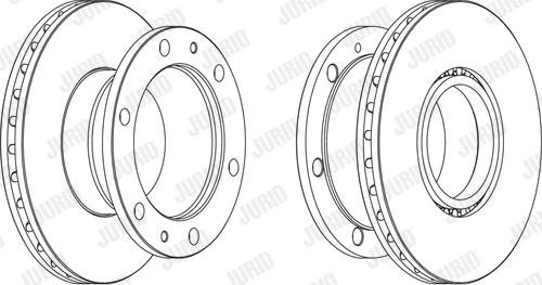 Jurid 569266J - Гальмівний диск autocars.com.ua