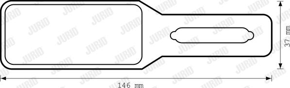 Jurid 571280J - Тормозные колодки, дисковые, комплект autodnr.net