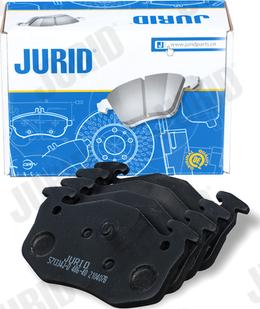 Jurid 571334J-D - Гальмівні колодки, дискові гальма autocars.com.ua