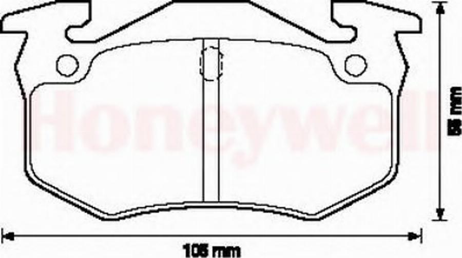 Jurid 571335J-AS - Тормозные колодки, дисковые, комплект avtokuzovplus.com.ua