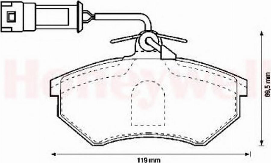 Jurid 571356J-AS - Тормозные колодки, дисковые, комплект avtokuzovplus.com.ua