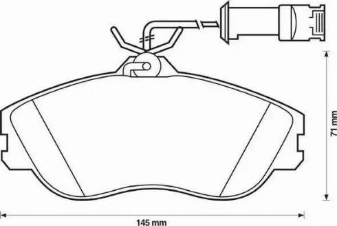 Jurid 571402J-AS - Тормозные колодки, дисковые, комплект autodnr.net