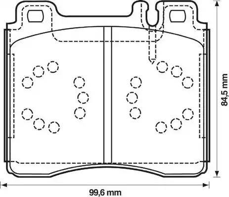 Jurid 571477J-AS - Тормозные колодки, дисковые, комплект avtokuzovplus.com.ua