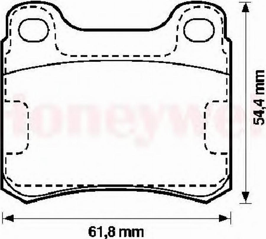 Jurid 571556J-AS - Тормозные колодки, дисковые, комплект autodnr.net