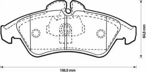 Jurid 571844J-AS - Тормозные колодки, дисковые, комплект avtokuzovplus.com.ua