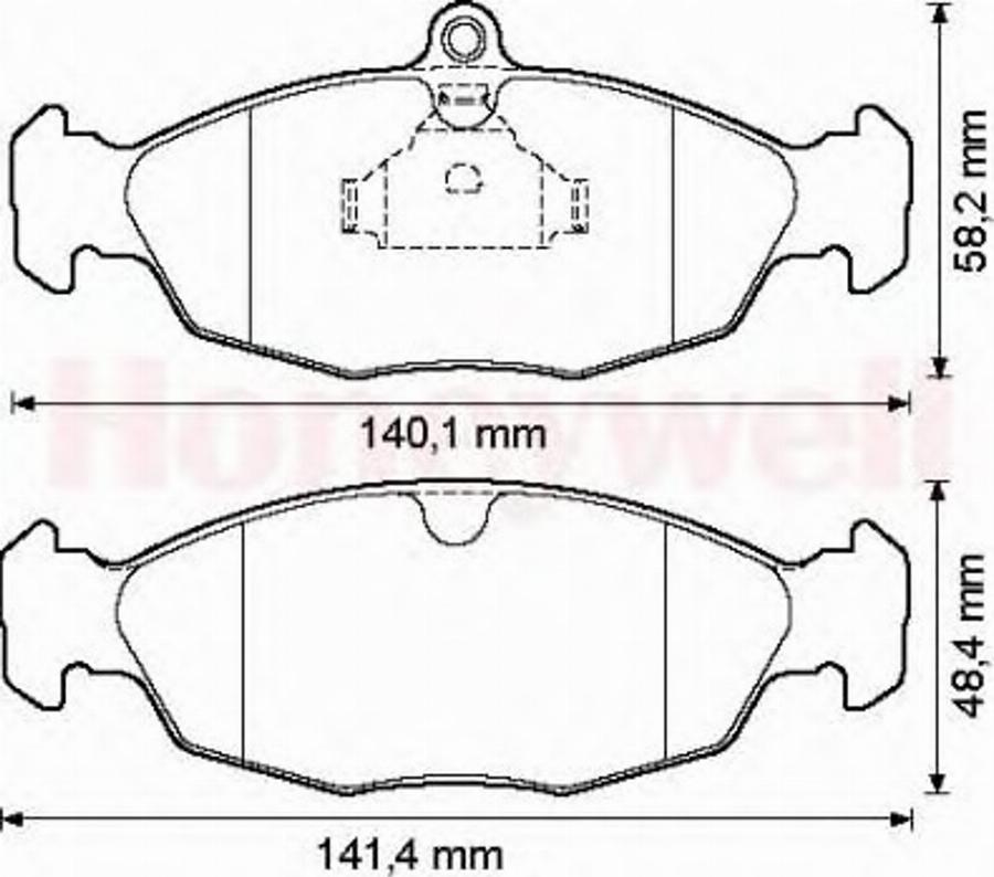 Jurid 571924J-AS - Тормозные колодки, дисковые, комплект autodnr.net