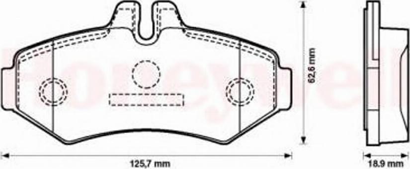 Jurid 571950J-AS - Тормозные колодки, дисковые, комплект avtokuzovplus.com.ua