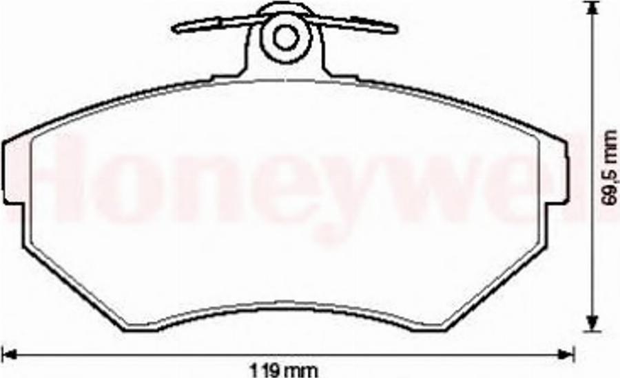 Jurid 571955JAS - Тормозные колодки, дисковые, комплект autodnr.net