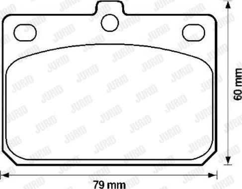 Jurid 572120J - Тормозные колодки, дисковые, комплект avtokuzovplus.com.ua