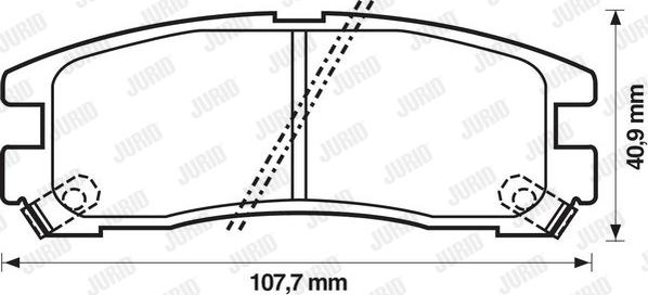 Jurid 572186J - Тормозные колодки, дисковые, комплект autodnr.net