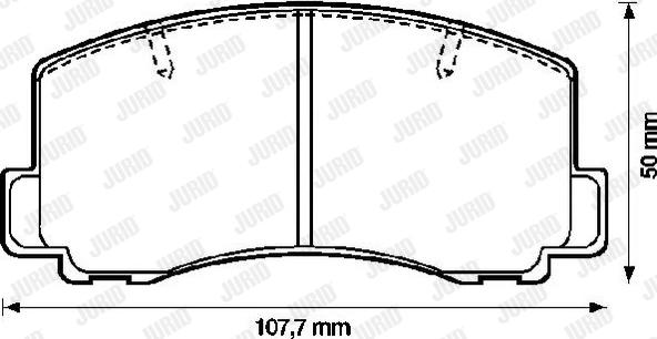 Jurid 572187J - Тормозные колодки, дисковые, комплект autodnr.net