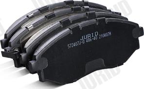 Jurid 572407J-D - Тормозные колодки, дисковые, комплект autodnr.net