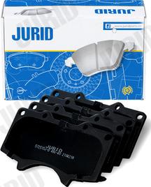 Jurid 572515J-D - Тормозные колодки, дисковые, комплект autodnr.net