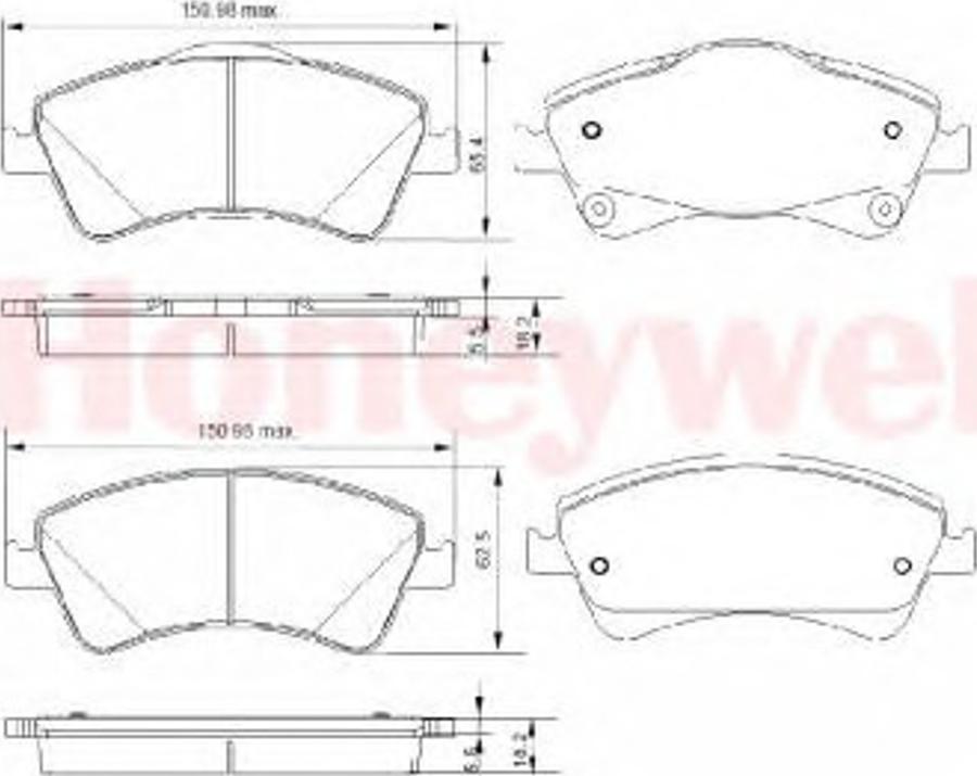 Jurid 572525JAS - Гальмівні колодки, дискові гальма autocars.com.ua