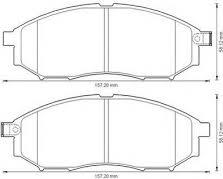 Jurid 572575J-D - Тормозные колодки, дисковые, комплект avtokuzovplus.com.ua