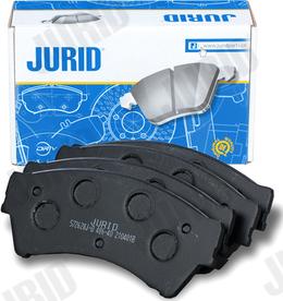 Jurid 572628J-D - Тормозные колодки, дисковые, комплект autodnr.net