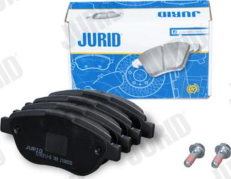 Jurid 573031J-D - Тормозные колодки, дисковые, комплект avtokuzovplus.com.ua