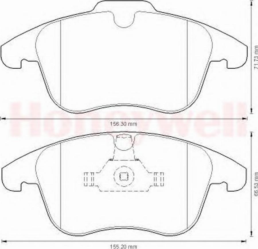 Jurid 573201JAS - Тормозные колодки, дисковые, комплект avtokuzovplus.com.ua