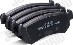 Jurid 573216J-D - Тормозные колодки, дисковые, комплект autodnr.net