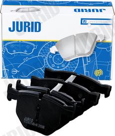 Jurid 573224J-D - Тормозные колодки, дисковые, комплект autodnr.net