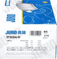 Jurid 573224J-D - Тормозные колодки, дисковые, комплект autodnr.net