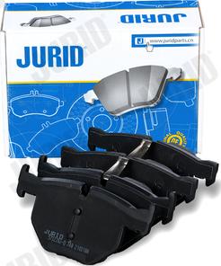 Jurid 573228J-D - Тормозные колодки, дисковые, комплект avtokuzovplus.com.ua