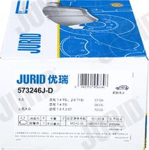 Jurid 573246J-D - Тормозные колодки, дисковые, комплект autodnr.net